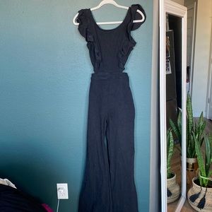 Fashion Nova Backless Jumpsuit